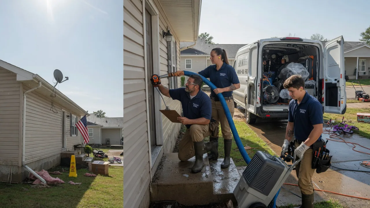 Ceiling Water Damage Restoration in Wild Rose, WI near me